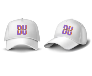 Gorra blanca con logotipo DU DriverUser App