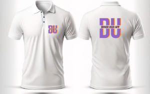 Playera tipo Polo color blanco con logotipo