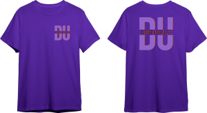 Playera cuello redondo Morada con logotipo